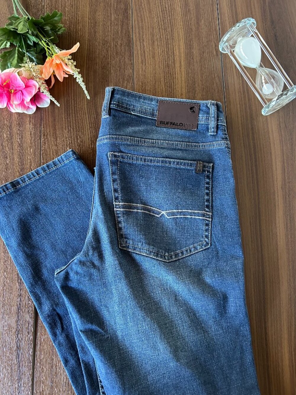 Buffalo David Bitton Jackson -X Straight Men's Stretch Leg Jeans 34x32